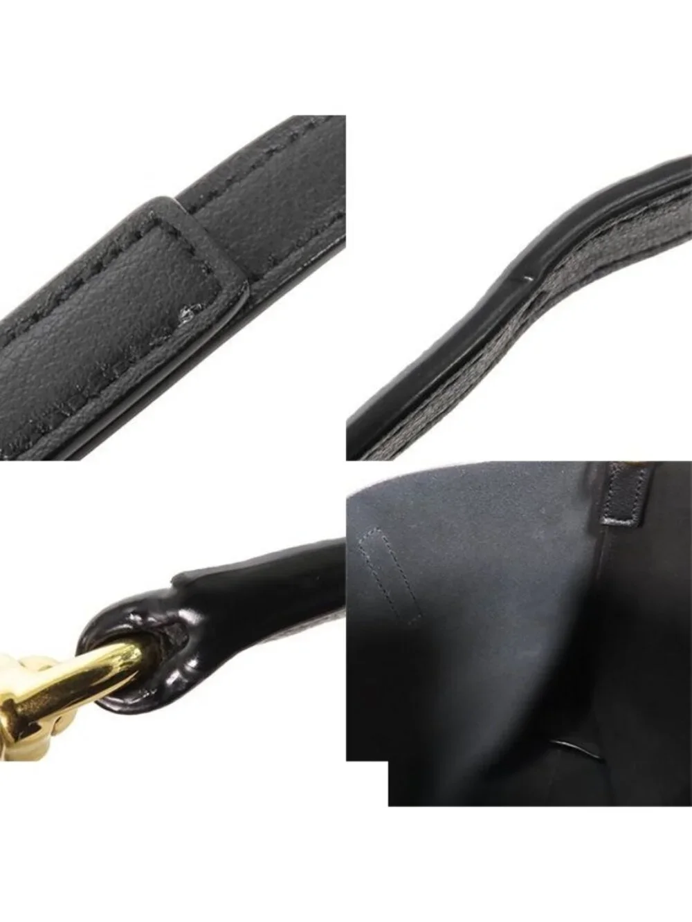 Saint Laurent Toy Shopping Black Leather 2-Way Shoulder Bag